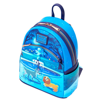 Zaino Disney Loungefly Lilli e il Vagabondo 70° anniversario 26 cm