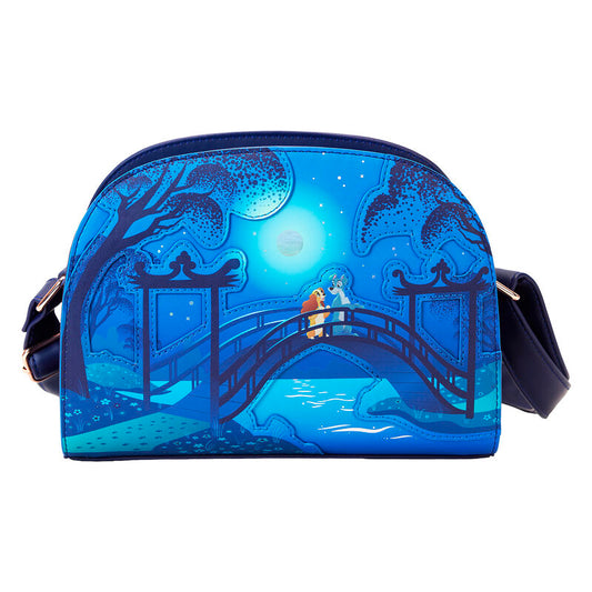 disney loungefly lady and the tramp 70th anniversary crossbody bag