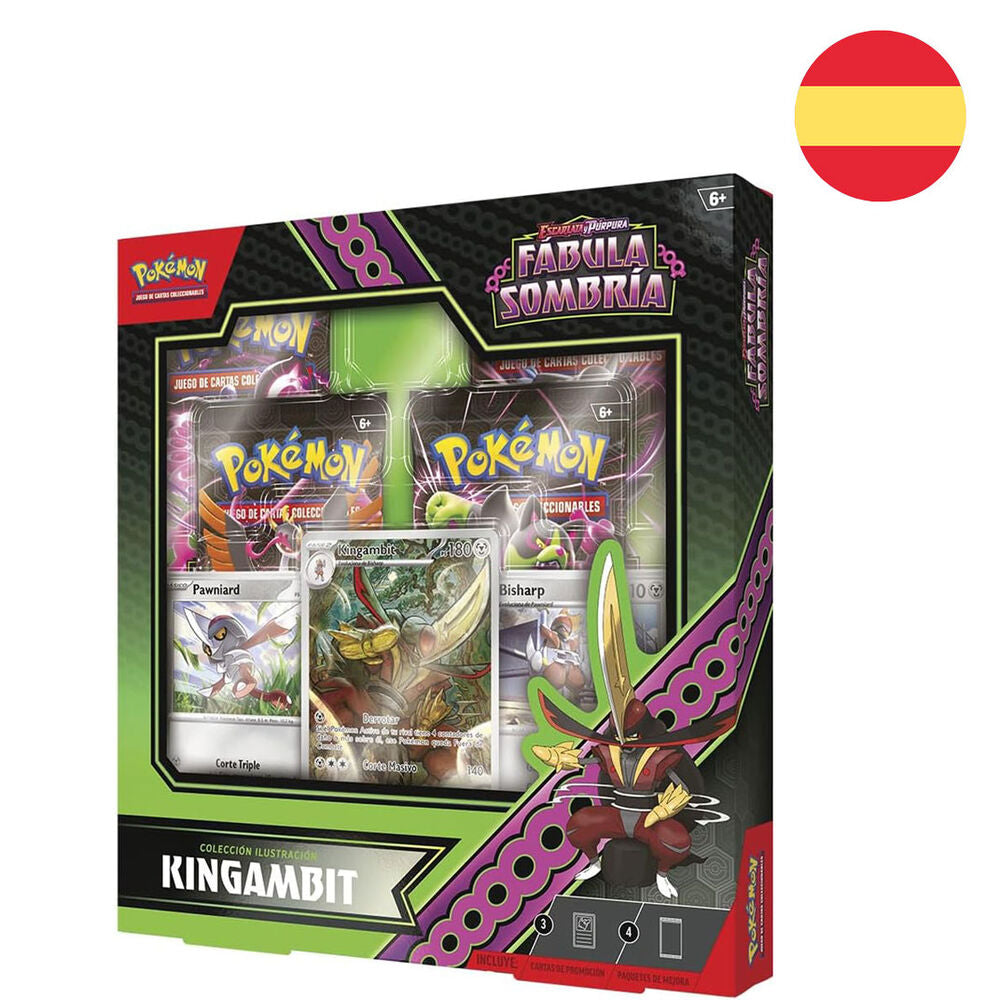 blister cards kingambit fabula sombria pokemon spanish