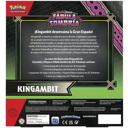 Blister cards Kingambit Fabula Sombria Pokemon Spanish