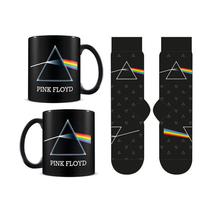pink floyd mug and socks set