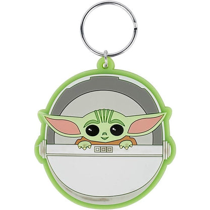 Zestaw kubka podstawki i breloka „Yoda the Child Mandalorian Star Wars”