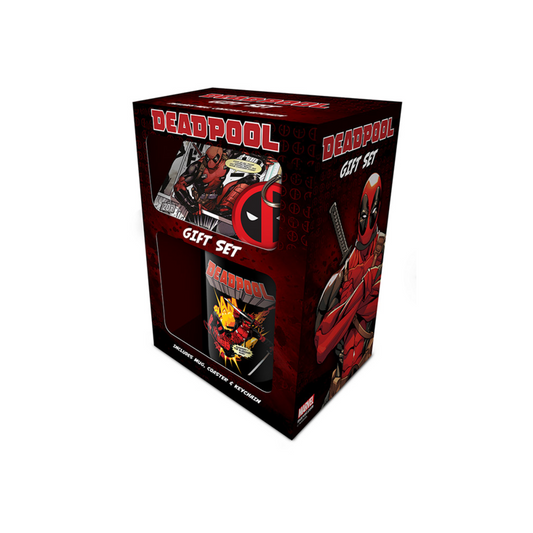Tazza portachiavi e sottobicchiere di Deadpool della Marvel