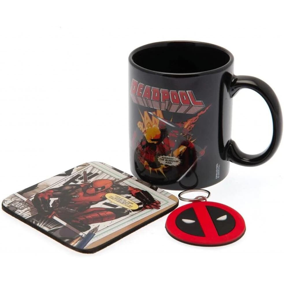 deadpool marvel mug  keychain  coaster