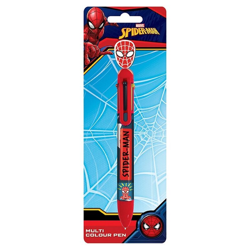 spiderman marvel multicolor pen