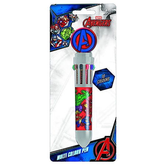 avengers marvel multicolored pen
