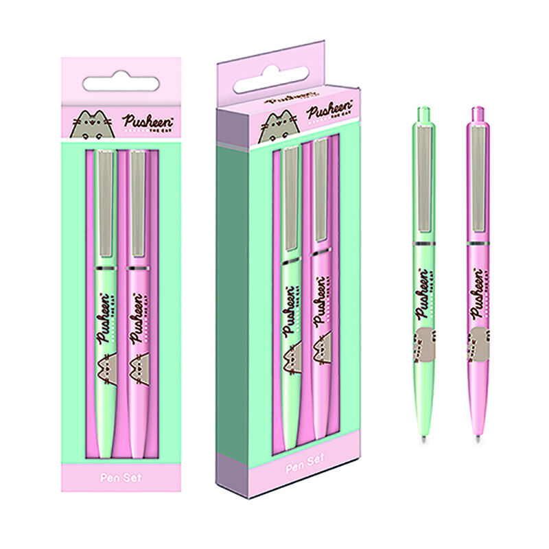 pusheen 2 pen blister pack