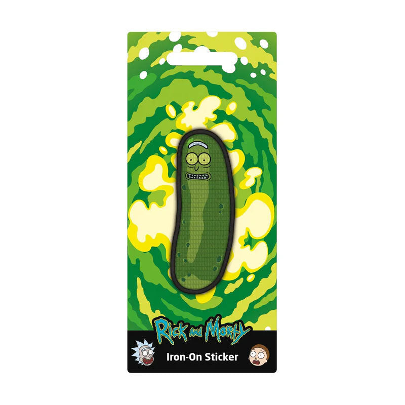 pickle rick's embroidery sticker morty