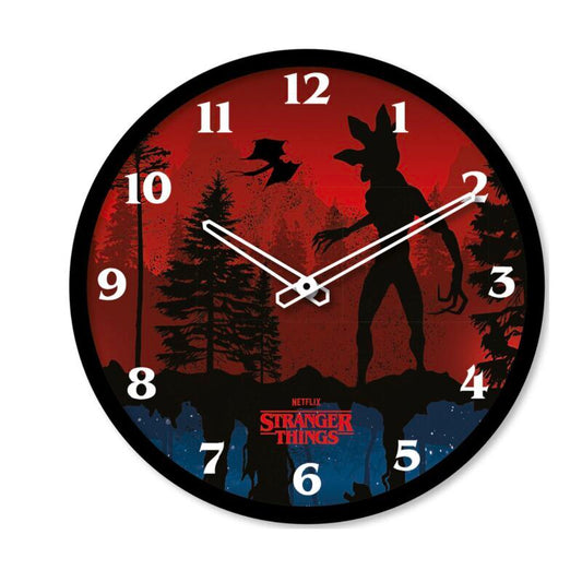 stranger things wall clock