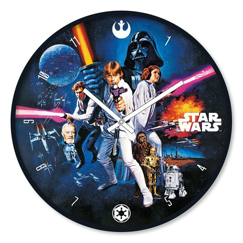 star wars a new hope wall clock