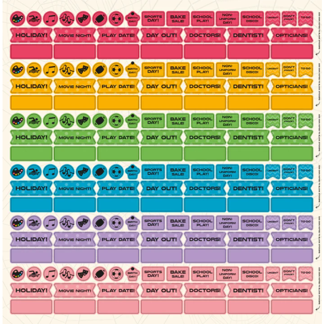 Spiderman Marvel Family Planner Calendar