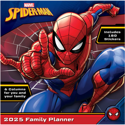 spiderman marvel family planner calendar