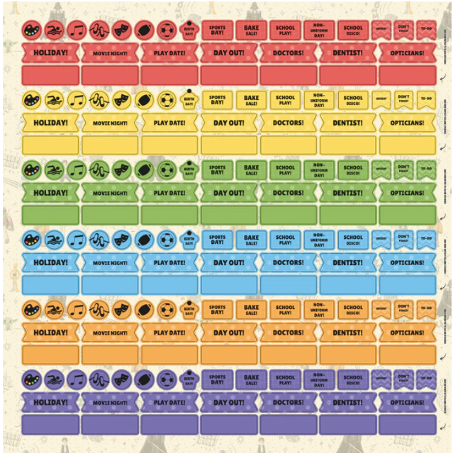 Star Wars Family Planner Calendar