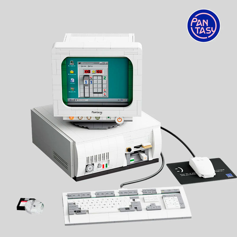 Kit di costruzione per computer retrò 1634 pezzi