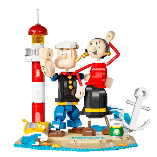 popeye & olivia popeye construction kit 1500pcs
