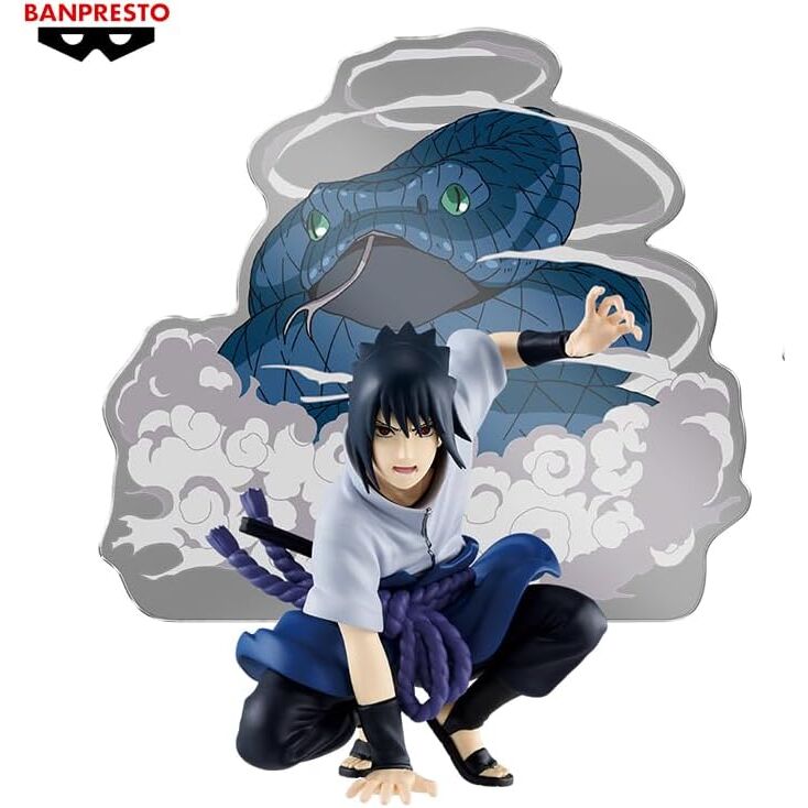 Figurka Sasuke Uchiha Specjalny Panel Spektakl Naruto Shippuden 9cm