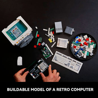 Kit di costruzione per computer retrò 1634 pezzi