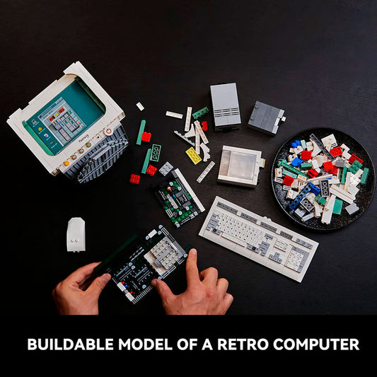 Kit de Montagem de Computador Retrô com 1634 peças