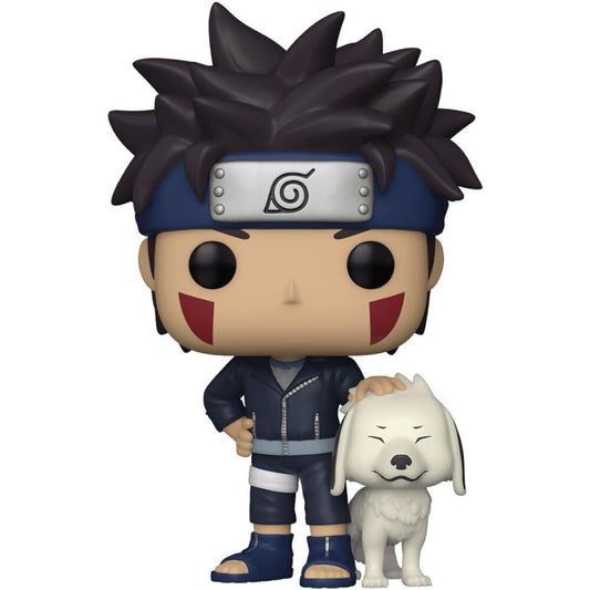 pop figure naruto shippuden kiba with akamaru