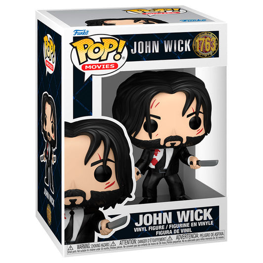 Action figure POP di John Wick con doppi coltelli
