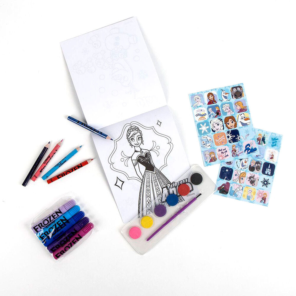 Mochila e conjunto de artigos de papelaria Disney Frozen