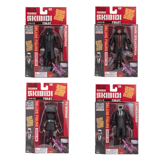 cameraman deluxe skibidi toilet figure 16cm assorted