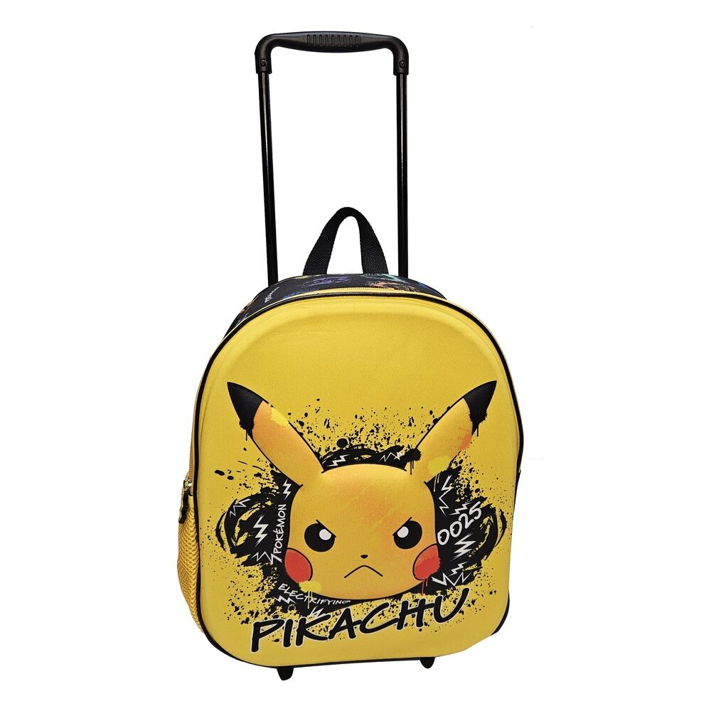 3d skate face pokemon trolley 32cm