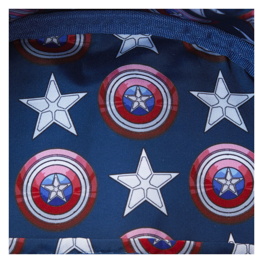 Schöne neue Welt Captain America Marvel Loungefly Rucksack