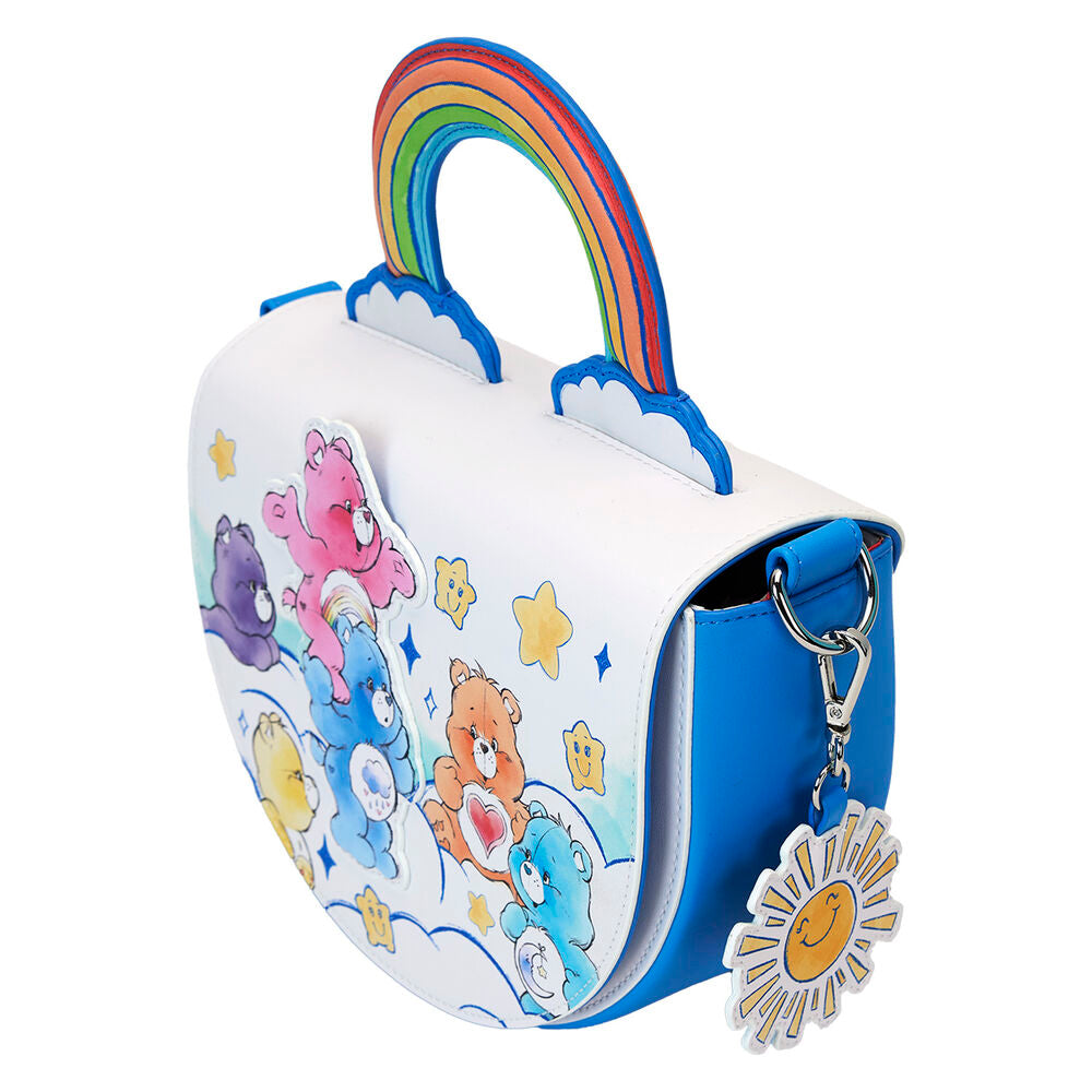loungefly rainbow care bears crossbody bag