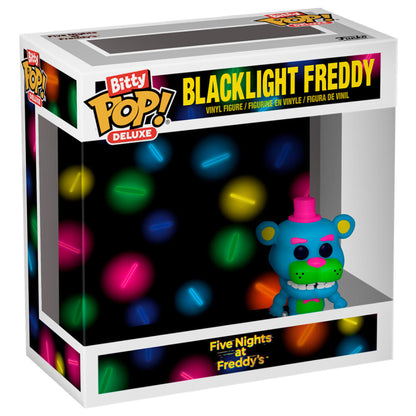 bitty pop deluxe figure five night's at freddy's blacklight freddy