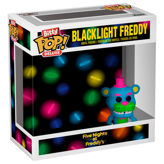 bitty pop deluxe figure five night's at freddy's blacklight freddy