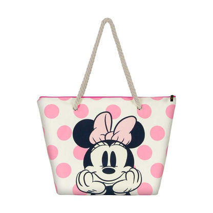 disney minnie dots beach bag