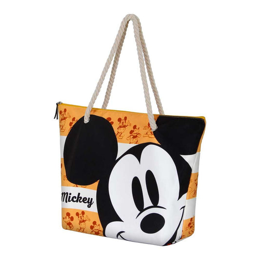 Orange Mickey Disney beach bag