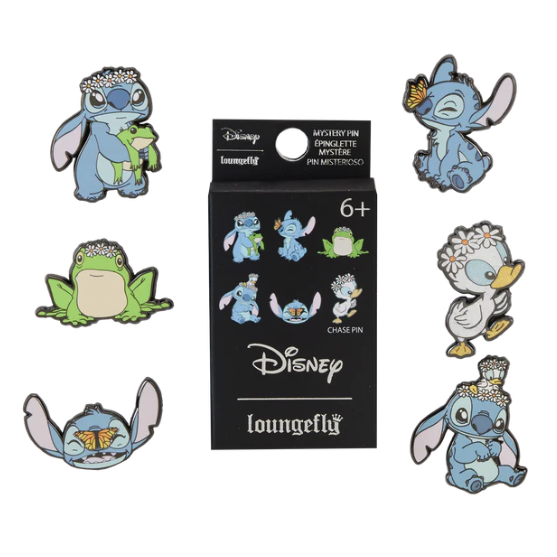 Blind Box Mystery Enamel Pin Stitch Disney Loungefly Assortment