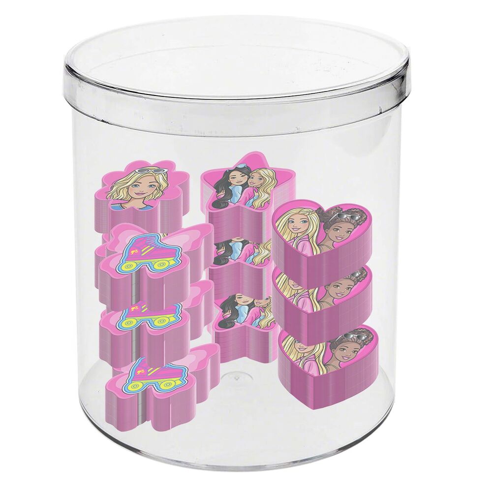 barbie 12 eraser cube