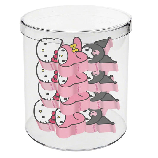 cube of 12 hello kitty erasers