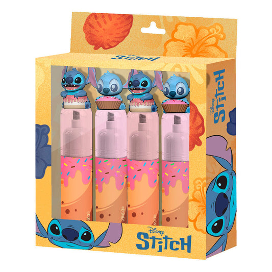 Blister pack of 4 Stitch Disney highlighters