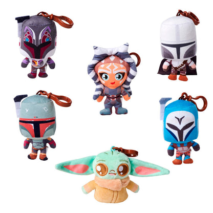 mandalorian star wars plush keychain 10cm assorted