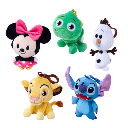 disney cutie plush keychain 10cm assorted