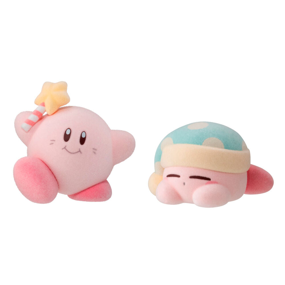Różne figurki Kirby'ego