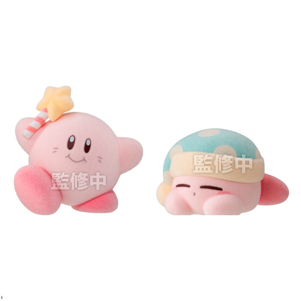 Różne figurki Kirby'ego