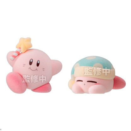 Różne figurki Kirby'ego