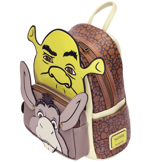 Mochila Loungefly de Shrek y Burro de 31 cm