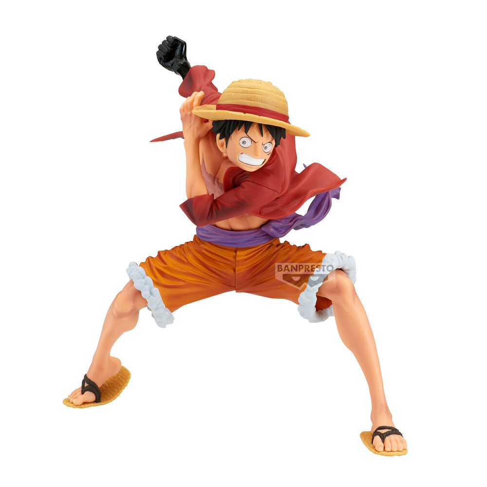 figure monkey d luffy vera maximatic one piece 21cm