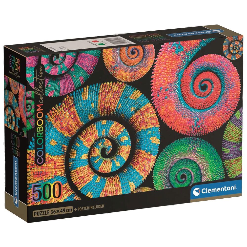 curly tails color boom puzzle 500pcs