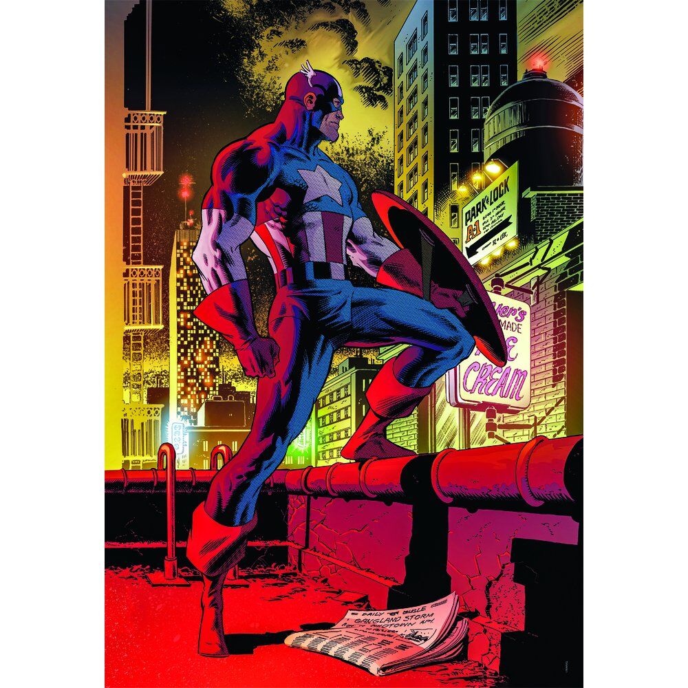 Puzzle di Capitan America Marvel da 1000 pezzi