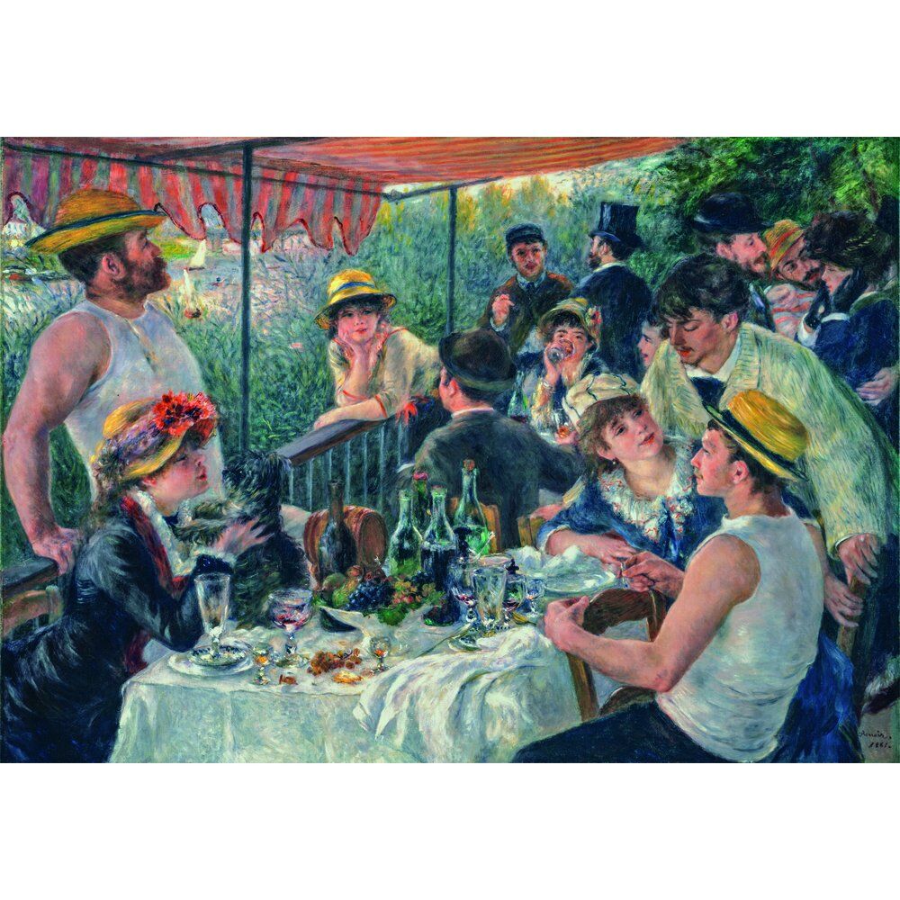 Quebra cabeça Almoço da Festa no Barco Museu Renoir 1000 peças