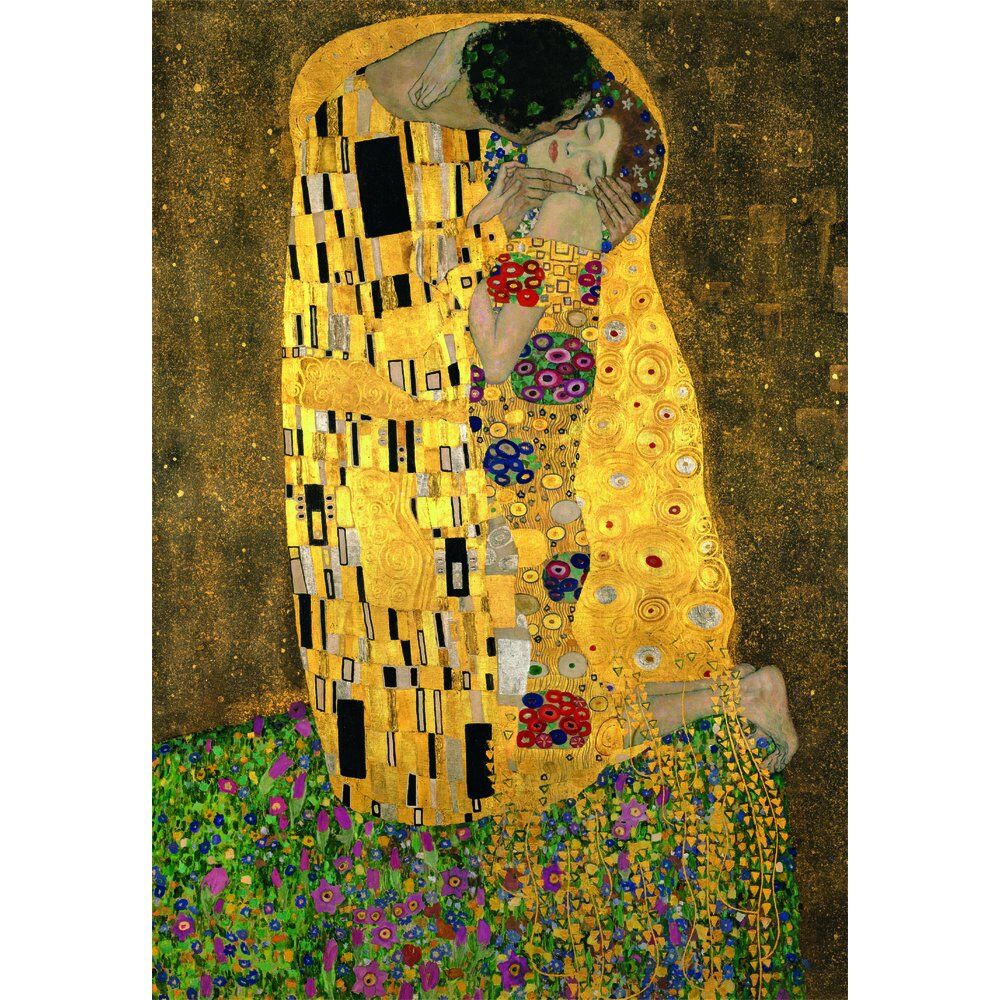 Quebra cabeça O Beijo Museu Klimt 1000 peças