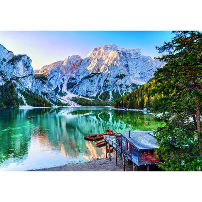 Puzzle Emerald Lake Braies High Quality 1000 pieces