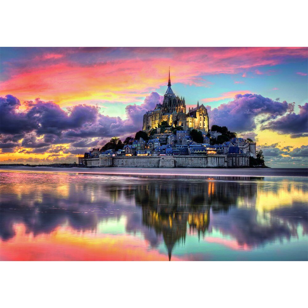 Puzzle Le Magnifique Mont Saint Michel Hohe Qualität 1000 Teile